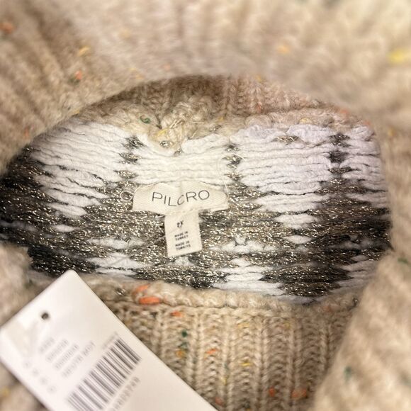 Pilcro Turtleneck Sweater Plus Size 2X Oversized Fair Isle Slouchy Ribbed NEW - Picture 10 of 15